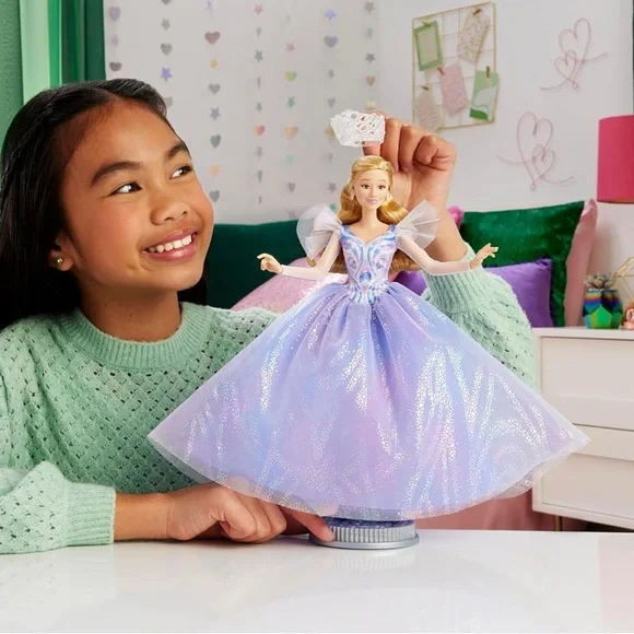 Glinda from Wicked For Good Movie the Good Witch Doll - Purple by Mattel NWB